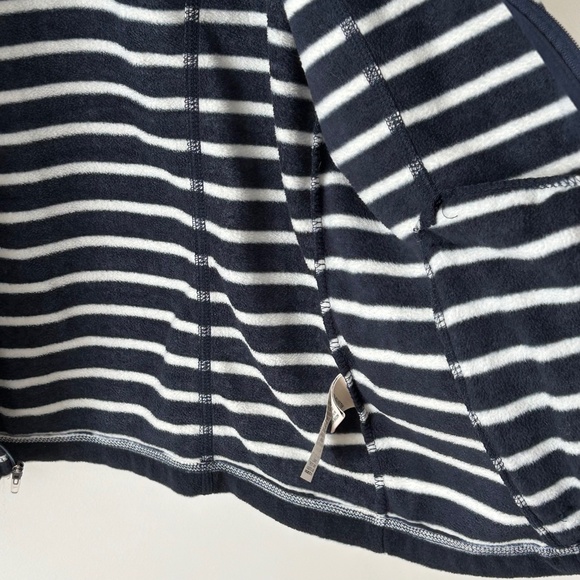 LL Bean Striped Fleece Jacket - Picture 13 of 16